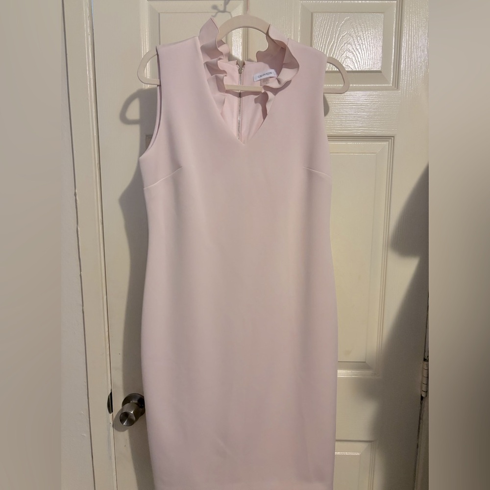 Calvin Klein blush dress